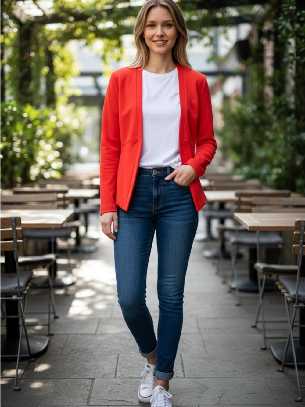 Tart $98 Collections Red Blazer size Small NWT New - Picture 2 of 9